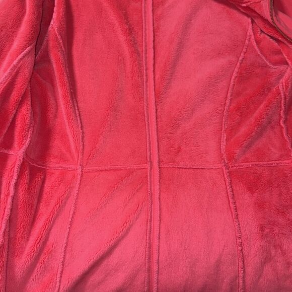 Lilly Pulitzer L Pink Grace Fleece Faux Fur Lined Cozy Soft Full Zip Jacket - Picture 13 of 16